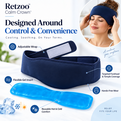 Retzoo Calm Crown™ Hot & Cold Head Wrap